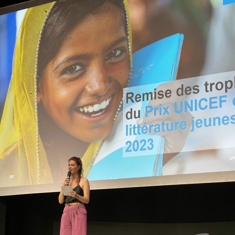 Remise des prix UNICEF littérature jeunesse 2023