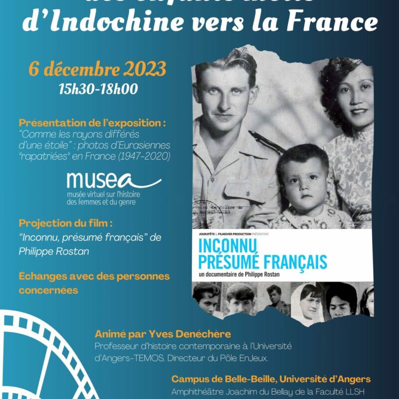 La migration des enfants métis d’Indochine vers la France (6.12.23)