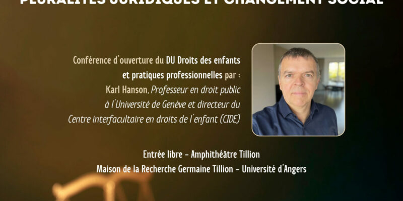 Conférence de Karl Hanson à Angers