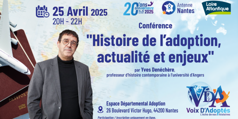 Histoire de l’adoption, actualité et enjeux [conférence]